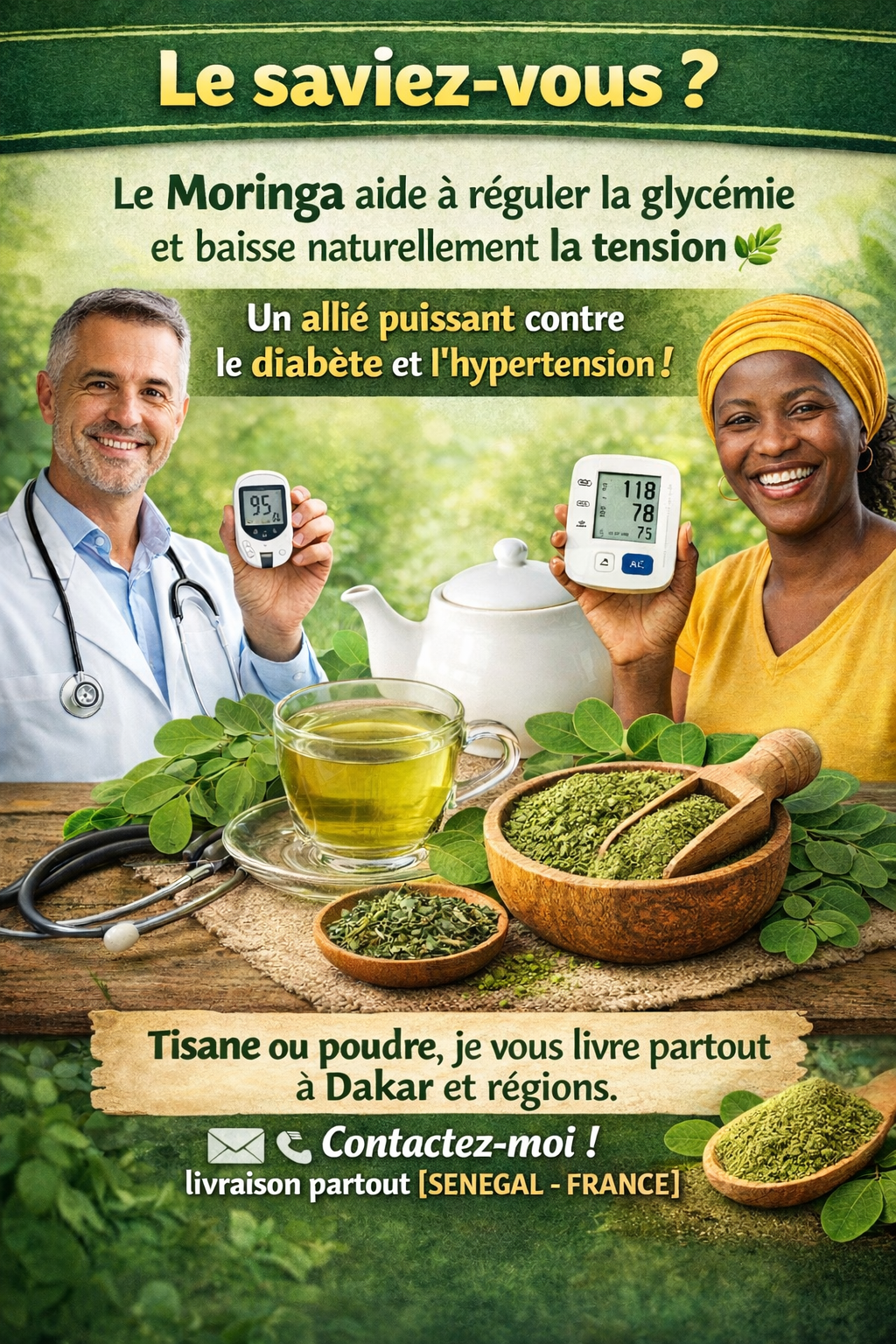 Infusion de Kinkeliba.